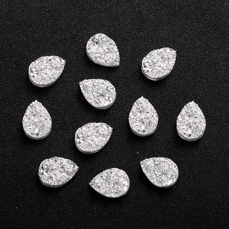 Resin Druzy Cabochon CLEARANCE REDUCED BY 50% OFF