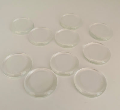Clear Glass Cabochons
