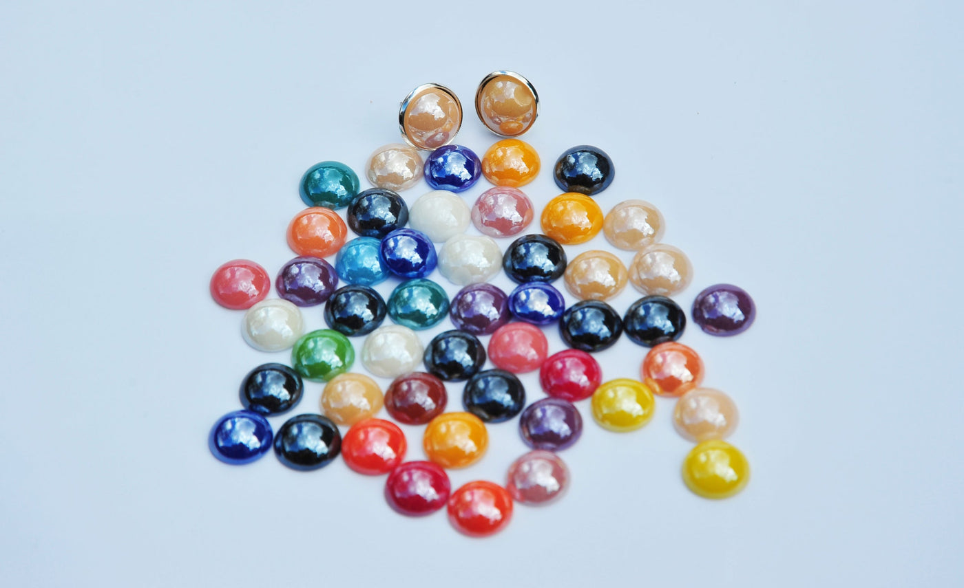 12mm Premade Glass Cabochons 50% 0FF SELECTED