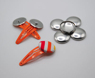 23mm Attached Button + Snap Clips - SUMMER Colours