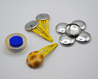 23mm Attached Button + Snap Clips - SUMMER Colours